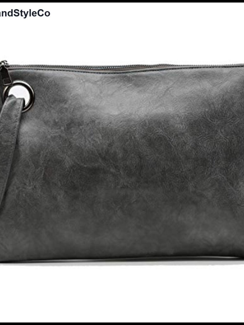 Oversized Envelope Clutch PU Leather Evening Bag Wristlet Wedding Party